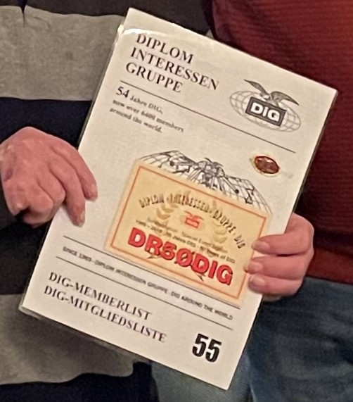 DK3ME erhielt die Urkunde für 55 Jahre DIG-Mitgliedschaft